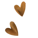 Mega Heart Stud Earrings