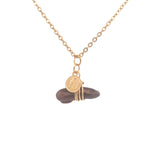 Breathless Chain - Cadena con Perla Irregular Alambrada a Mano