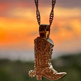 Cadena con Bota dorada - Cowgirl Boots Chain