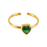 Sortija Ajustable con Diseño de Corazón - Harley Ring