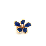 Celia Ring - Sortija Ajustable con Piedras Semi Preciosas y Cristales