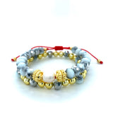 Conjunto de Pulseras en Cristales Perlas y Balines - Holiday Bracelet Set
