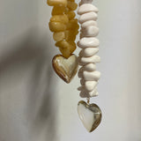 W Heart Necklace