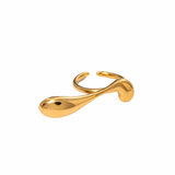 Sortija con Diseño Curveado - Oleaje Ring