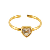 Sortija Ajustable con Diseño de Corazón - Harley Ring