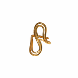 Sortija Ajustable Dorada con Diseño Abstracto - Sunset Ring