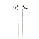 Pantallas Dormilonas con Estrellas y Cadena Colgante - Constellation Earrings