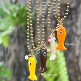 Cadena con Peces Coloridos - Rainbow Fishes Chain