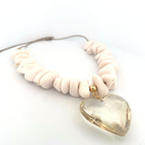W Heart Necklace