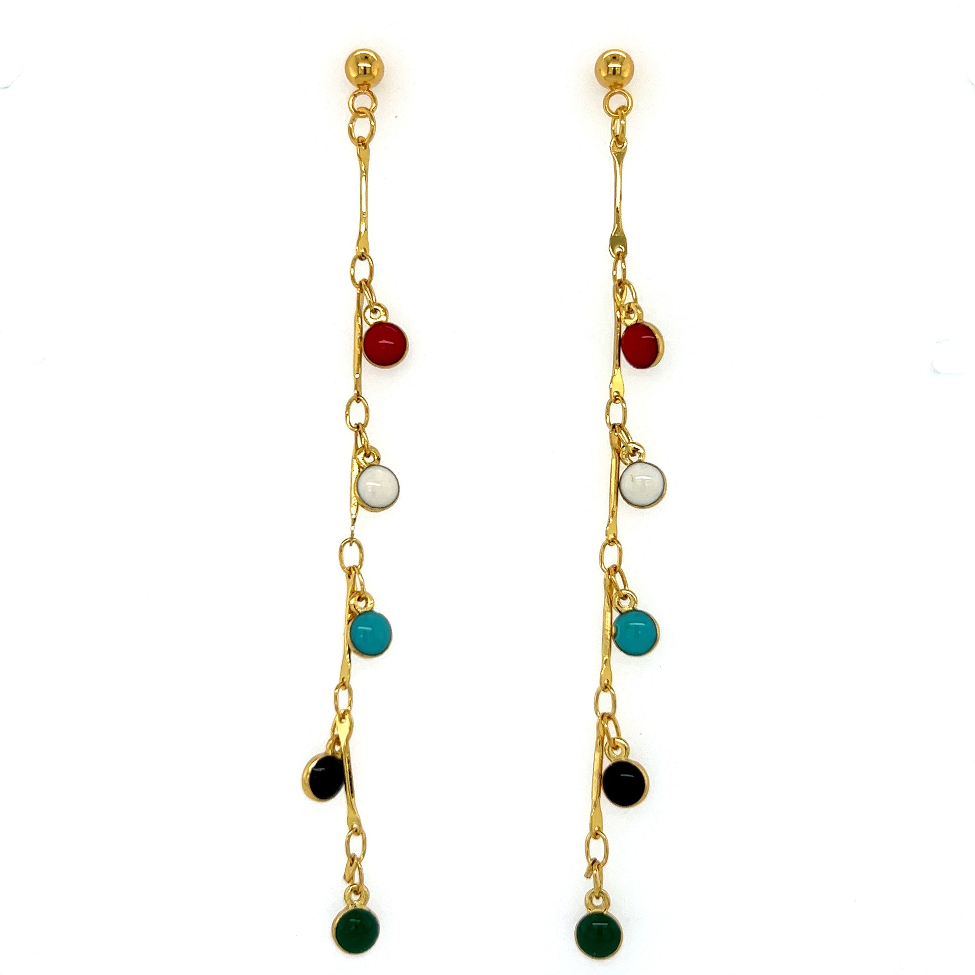 Pantallas Dormilonas Largas con Colores - Ávila Earrings