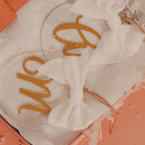 Adorno de Navidad Acrílico Iniciales