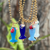 Cadena con Peces Coloridos - Rainbow Fishes Chain