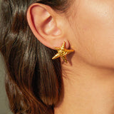 Pantallas Dormilonas Estrella de Mar - Bali Earrings