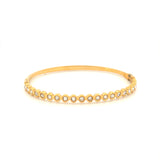 Brazalete Dorado con Rhinestones - Diana Gold Bracelet