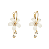 Daisy Hoop Earrings